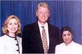 With Bill & Hillary Clinton