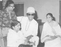Lataji with Asha Bhosle, Kishore Kumar & R.D.Burman