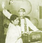 Lata with S.D.Burman